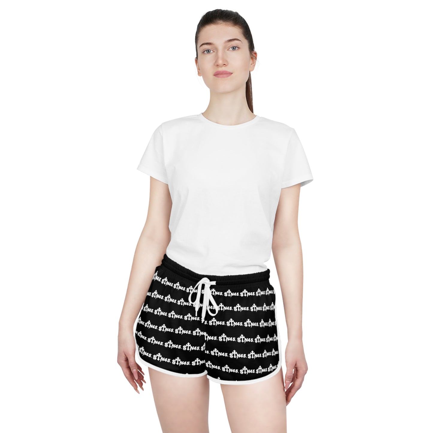 Women's STN45 All-Over Print Relaxed Shorts