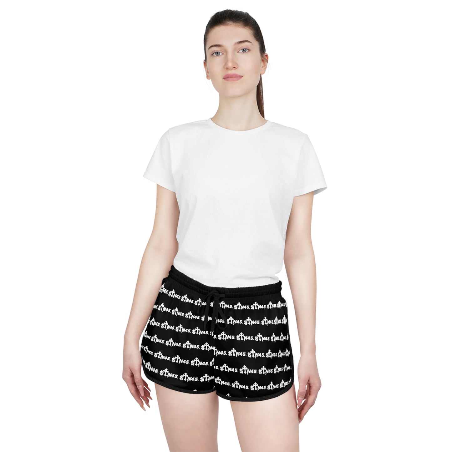 Women's STN45 All-Over Print Relaxed Shorts